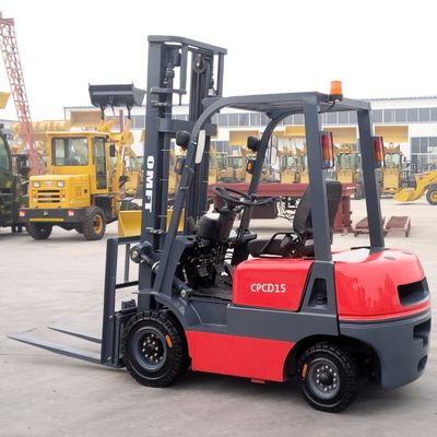 2250mm Min. Turning Radius 1.5ton Diesel Forklift Truck with Mitsubishi S4s Isuzu Engine
