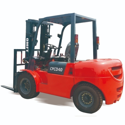 1220mm Fork 4.5m 6m Full Free Mast Triple Free Mast Forklift with Mitsubishi S4s Isuzu Engine
