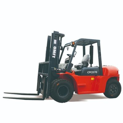 Japanese Engine 7 Ton Diesel Forklift 3m/4.5m/5m/6m Lift Height Side Shift/Solid Tyre