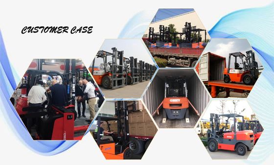 5 Ton Diesel Forklift with Automatic Transmission and Min. Turning Radius 3250mm