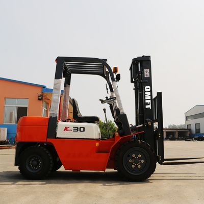 CPCD30 Triplex Container Mast 3 Ton Diesel Forklift with Side Shift and Three Stage Mast