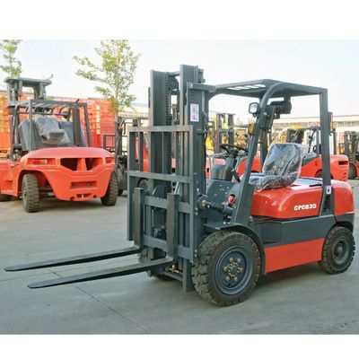 3000-7000mm Lift Height 3.5 T Four Wheel Diesel Forklift Truck for Warehouse Needs
