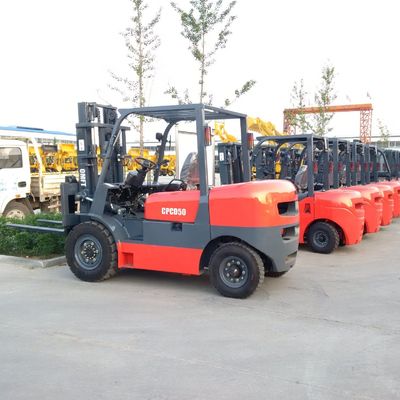 5.0 Ton 4500kg Cpcd45 Cpcd50s Diesel Forklift Truck with 3m Two Stage Full Free Mast Duplex Full Free Mast