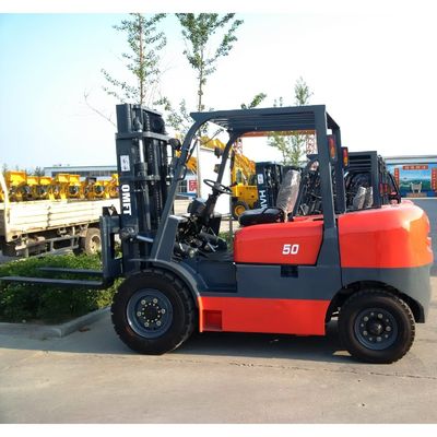 Pneumatic or Solid Tyre Small 5.0 Ton 4500kg Fd45 Diesel Forklift Truck for Container