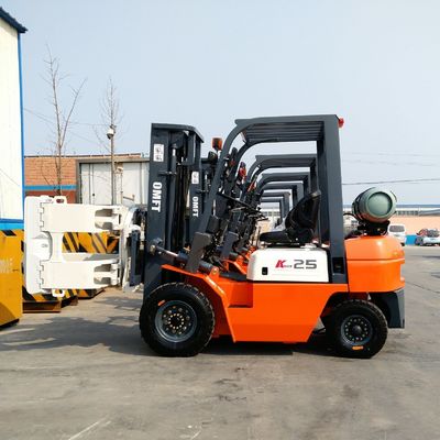 2 Ton Gasoline Lp Gas Dual Fuel Forklift with Side Shift Solid Tyre Toyota Technical Petrol LPG Fork