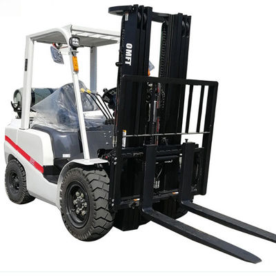 Steel Rubber 1.5t 2t 2.5t 3t 3.5t 4t Forklift Truck with Nissan K21 K25 Engine and 3m 4.5m 6m Mast