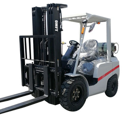 Steel Rubber Forklift Toyota Style Gasoline Lp Gas LPG Min. Turning Radius 2495mm