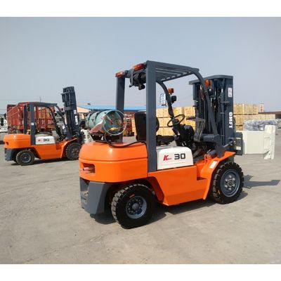 Euro and Us EPA Emission Standard 3.5ton LPG Forklift with Cabin Nissan K21 K25 Engine