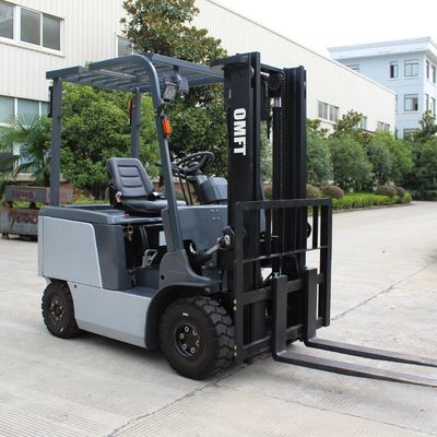 Omft Forklift 1.5t Electric Forklift with 3m 4.5m 6m Full Free Mast Ce ISO Steel Rubber