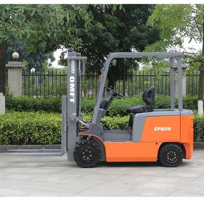 3ton 3000kg Cpd30 Electric Forklift Truck with Curtis Zapi Sme Control and 48V Battery