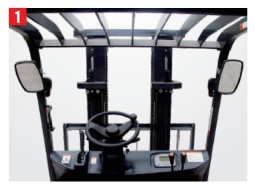 5ton 6ton Electric Forklift Battery Operated Forklift with Ce ISO SGS Standard CPD50/60