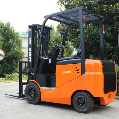 2ton Electric Forklift Battery Operated Forklift with CE ISO and Pneumatic or Solid Tyre
