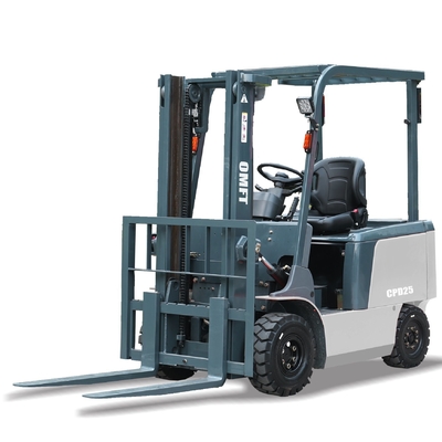3.5ton Electric Forklift Truck with 3m 3000mm Duplex 2stages Mast and 72V/550ah Battery