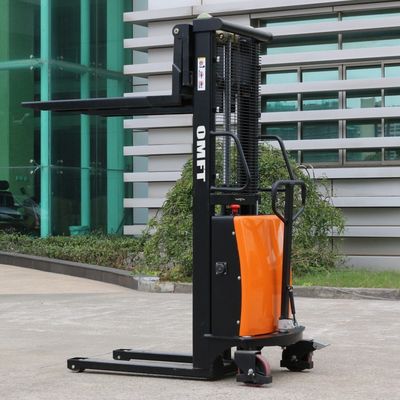 CDSD10 1.0 T Mini Self-Loading Self-Unloading Electric Pallet Stacker Semi Electric Stacker Battery Operated