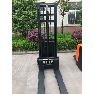 1000kg Semi Electric Pallet Stacker with 12V 100ah Battery and 2180mm Aisle Width