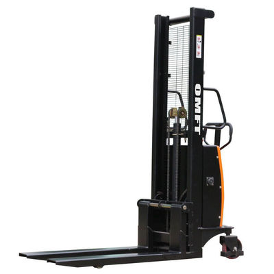 1.5ton 1.5 T Semi-Electric Stacker Truck with Battery Operated and Fork 640X1100mm