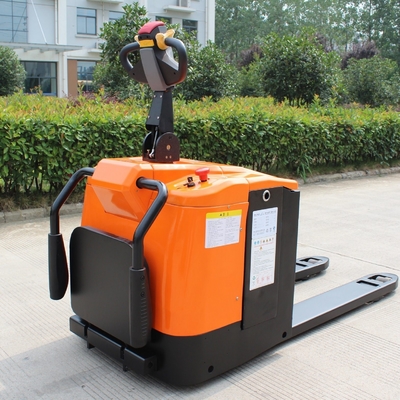 2500kg Stand-on Type Full Electric Pallet Truck with EPS Steering and Lithium Battery