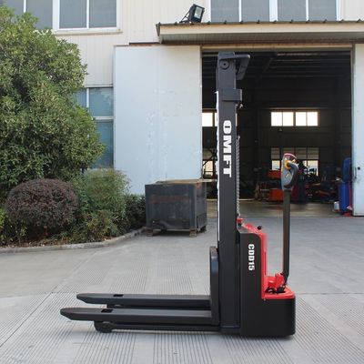 DC System Electric Pallet Stacker with 1.2 Ton Capacity and 1600-3000mm Lift Height