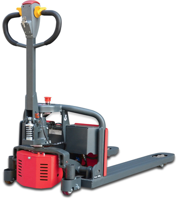 1500kg 1600kg 2000kg Orange Semi/Full Electric Pallet Truck Powered by Lithium Battery