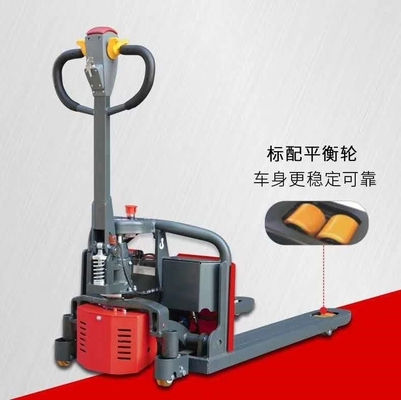 1500kg 1600kg 2000kg Orange Semi/Full Electric Pallet Truck Powered by Lithium Battery