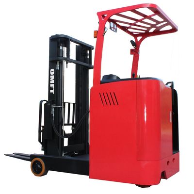 Ce ISO SGS Standard 1.5 Ton Electric Seated Reach Stacker with 48V/350ah Battery