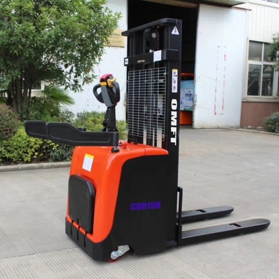 1.5ton Electric Pallet Stacker with Free Battery Charger and Italy Zapi Controller