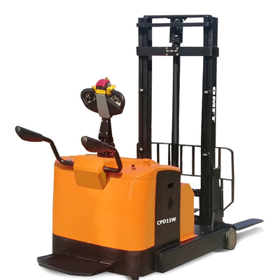 1.5ton Electric Counter-Balanced Stacker with 3.5m Triplex and Free Lift Ce ISO SGS
