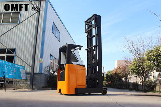 2 Ton 3-Stage Mast Electric Reach Truck Forklift Seated Type CQD 1.2 Ton with CE ISO