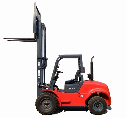 Ce ISO SGS 3.5ton 2WD/4WD Rough Terrain Diesel Forklift with Triplex Full Free Mast