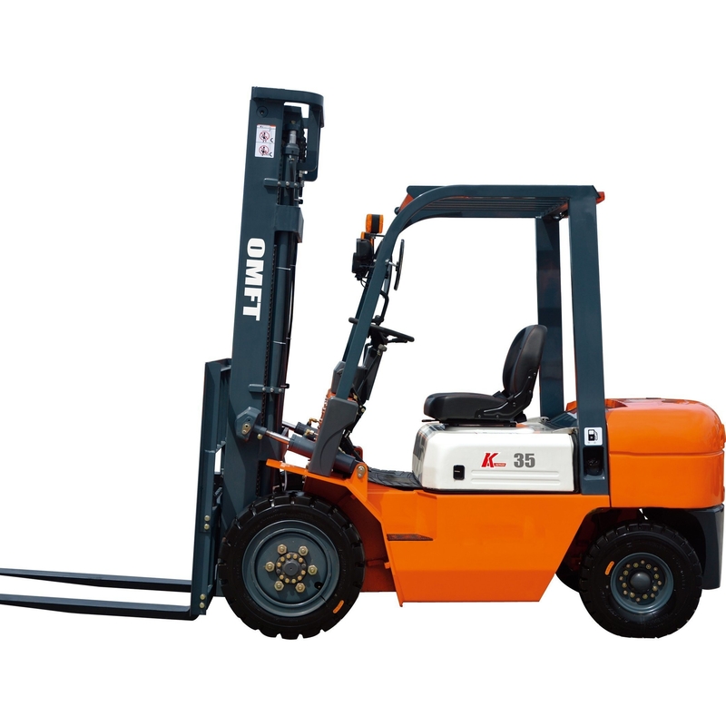 3.5 Ton Steel and Rubber Forklift Suitable for Various Country Markets CE ISO Approved