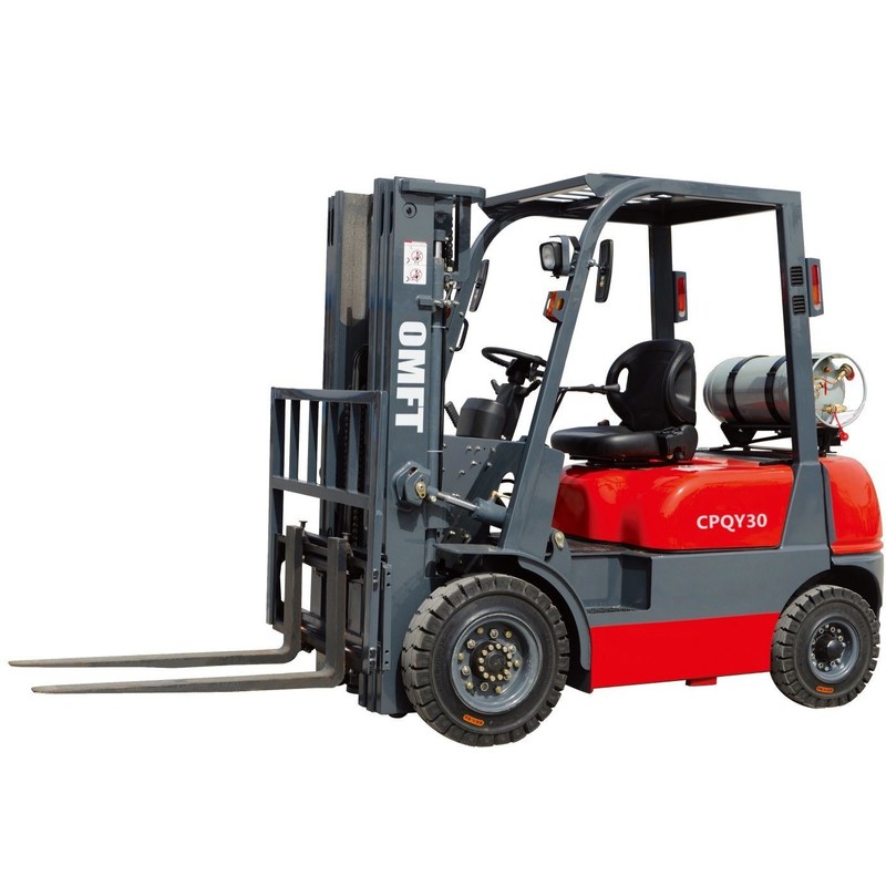 Forklift Trucks with Side Shift Solid Tyre Toyota Technical Petrol LPG Fork 1070mm