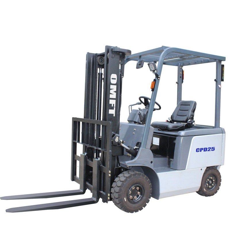 Steel Rubber 2.5 T Electric Forklift Truck Battery Forklift 3m 3.5m 4m 4.5m 5m 5.5m 6m