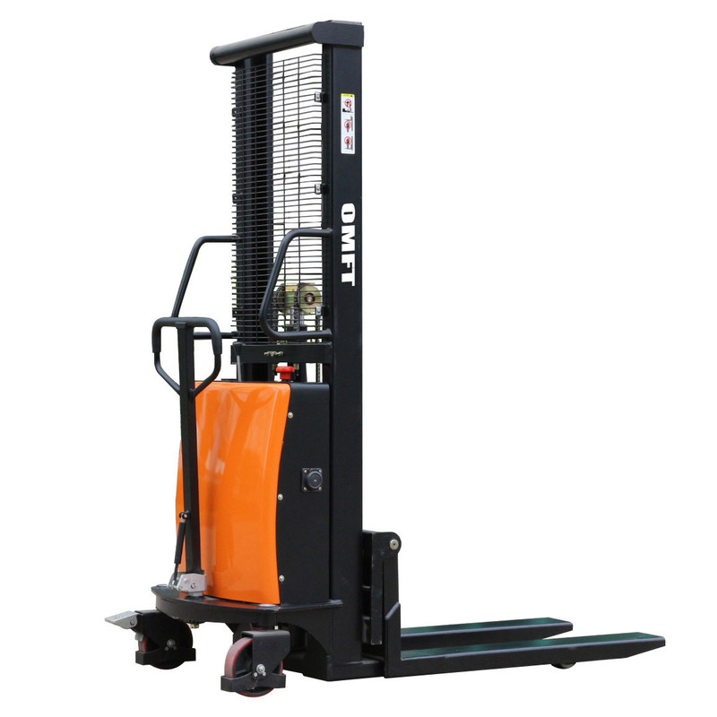 1.5ton 1.5 T Semi-Electric Stacker Truck with Battery Operated and Fork 640X1100mm